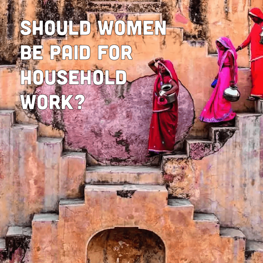 Should women be paid for household work? poster