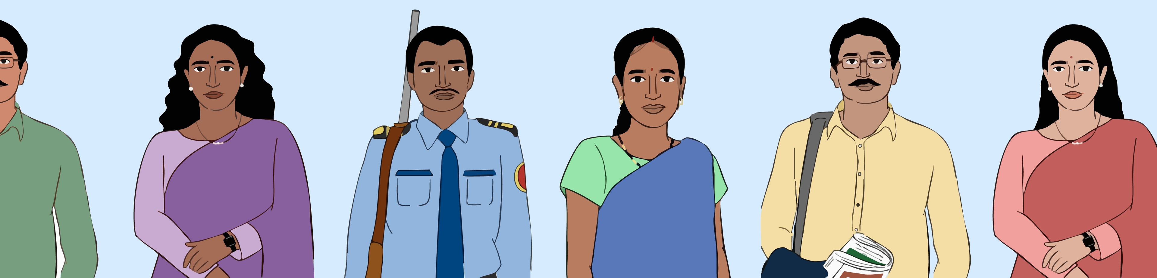 Visuals from A Time to Care: An Enquiry on Gendered Labour and Social Justice report